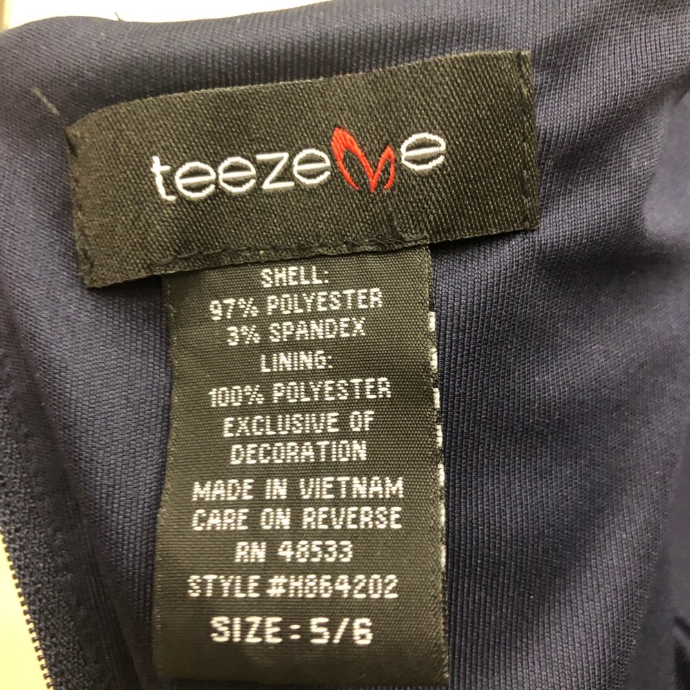 Teeze Me Navy Blue Prom Dress